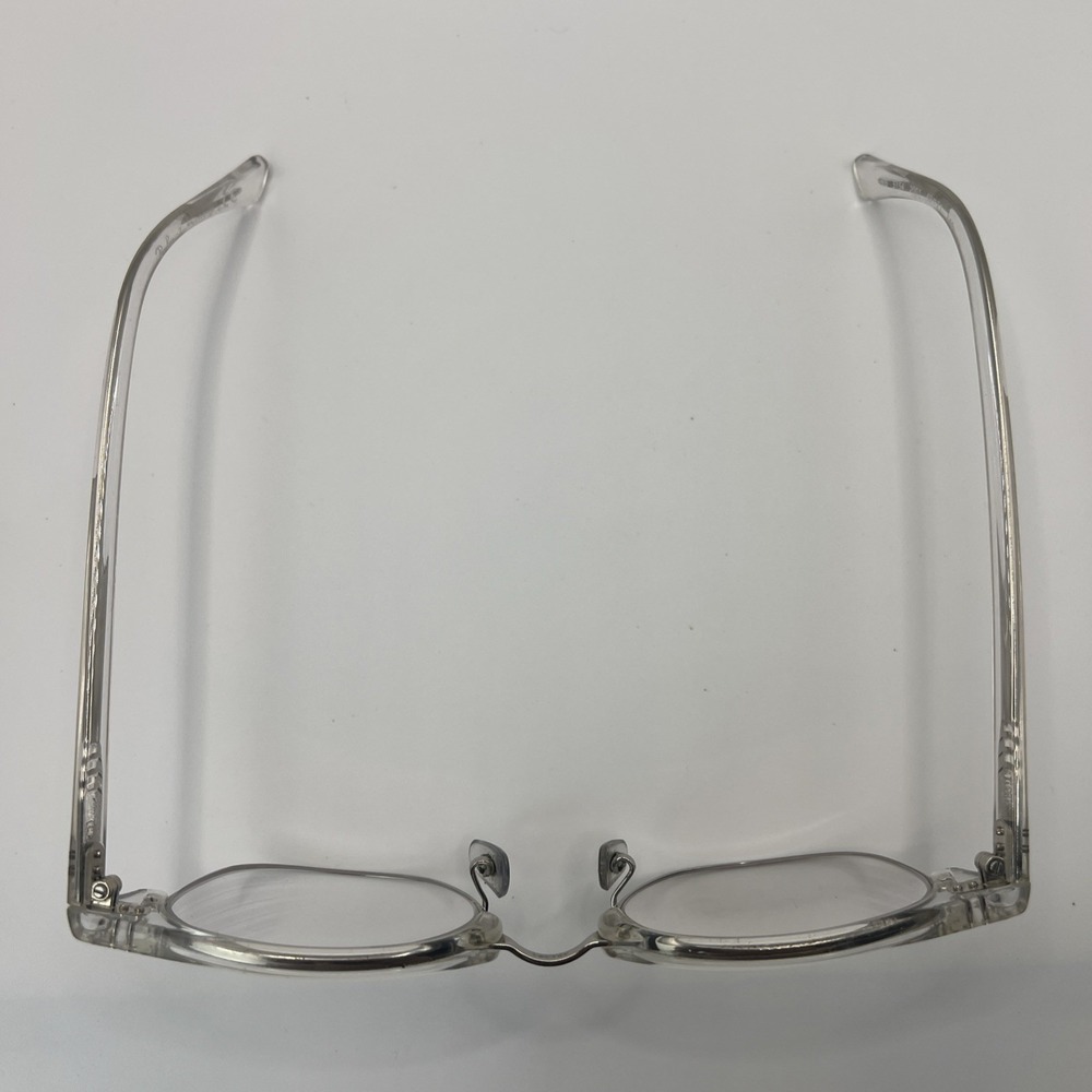 RAY BAN RB 5154 2001 White Transparent Silver Clubmaster Unisex 49 mm Eyeglasses - Picture 3 of 16